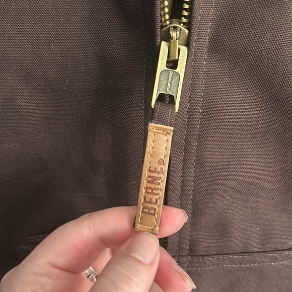 Vintage Berne Heavy Duty Water Repellent Winter Coat Jacket Large - Picture 2 of 8